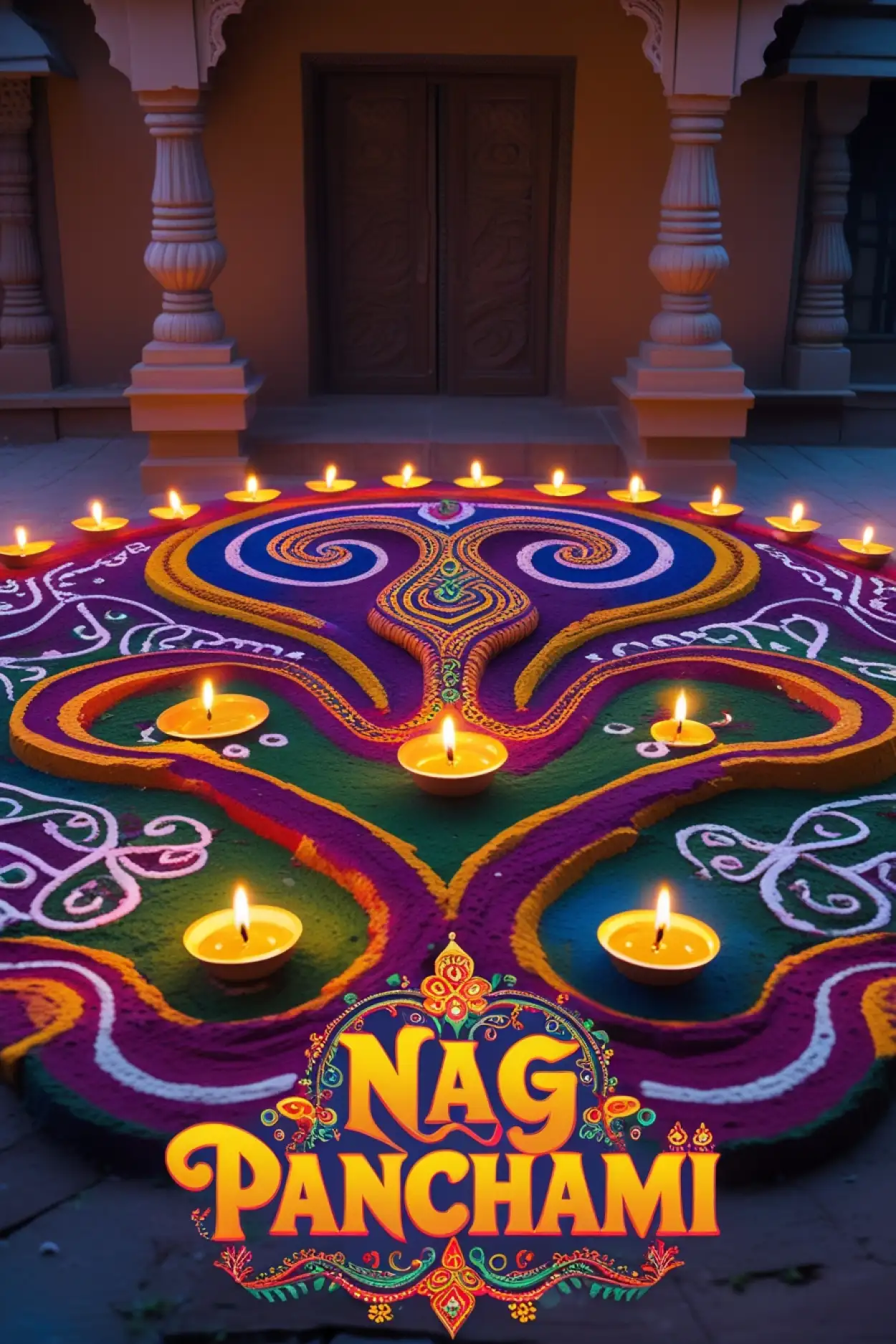 Nag Panchami wishes for Instagram post