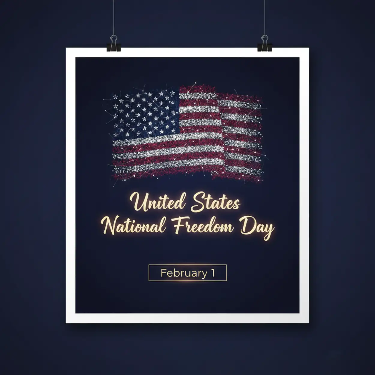 Free Download National Freedom Day American Pride Poster - High Quality United States National Freedom Day Background