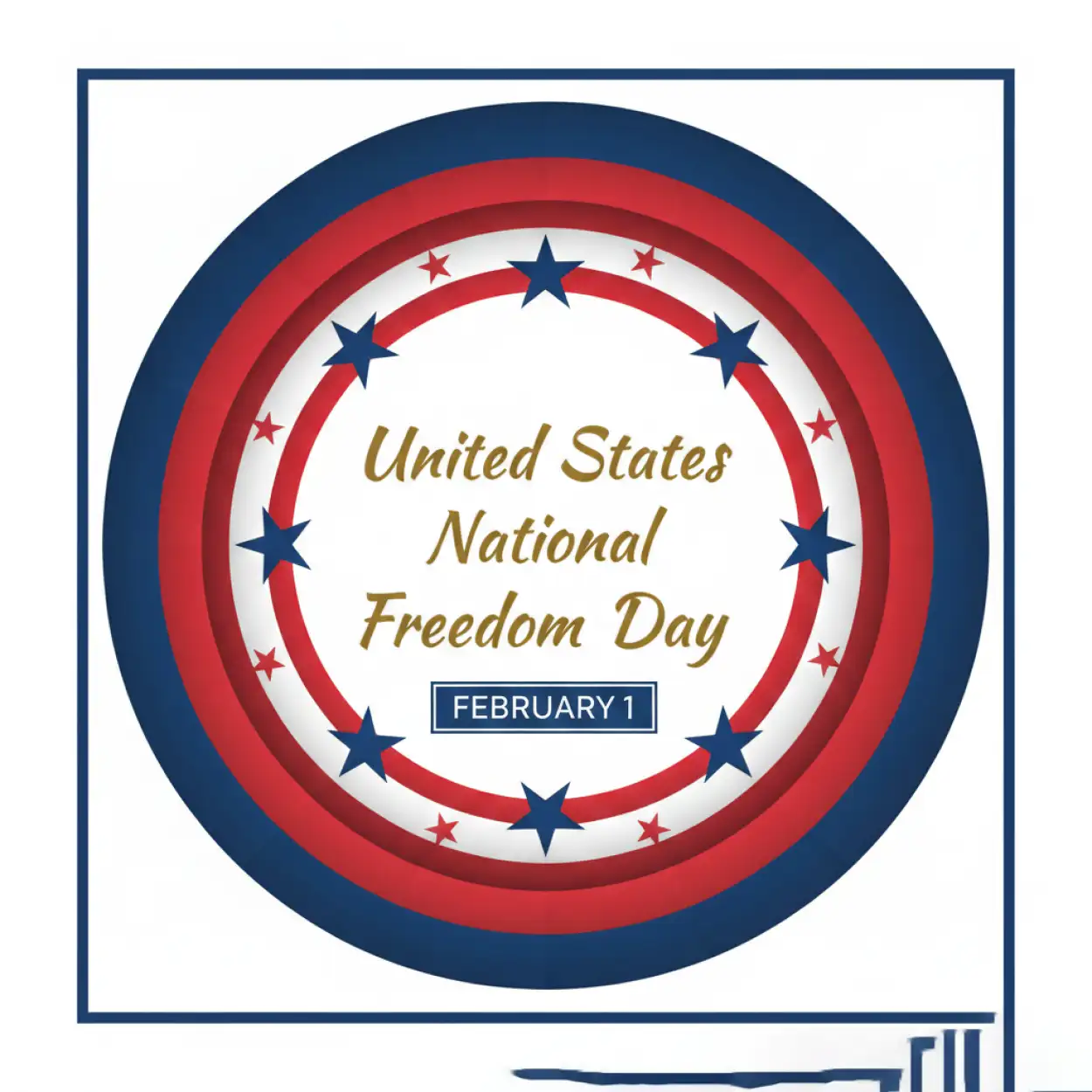 Free Download National Freedom Day Educational Poster - High Quality United States National Freedom Day Background