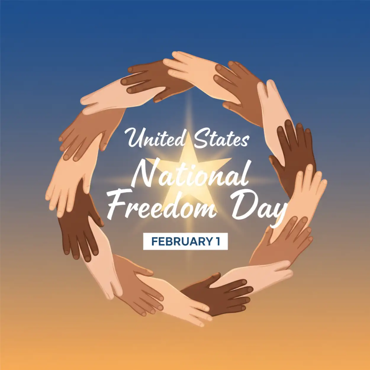 Free Download National Freedom Day Equality Awareness - High Quality United States National Freedom Day Background