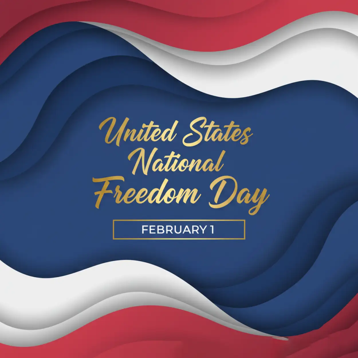 Free Download National Freedom Day Greeting Design - High Quality United States National Freedom Day Background