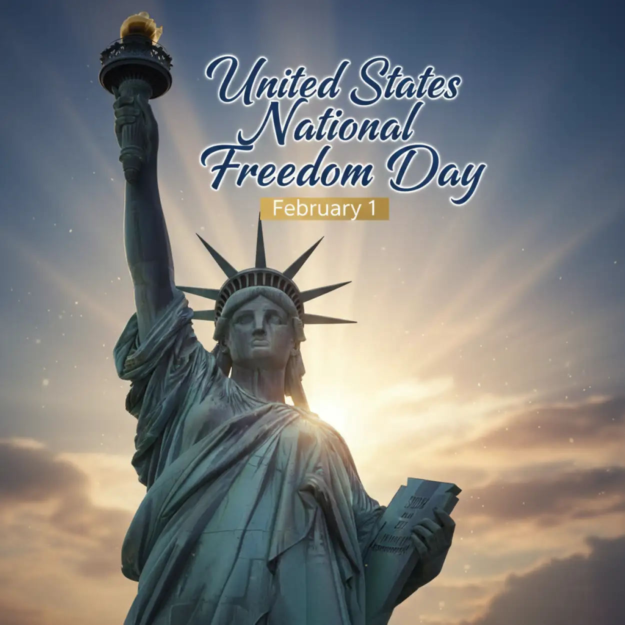 national freedom day patriotic celebration design