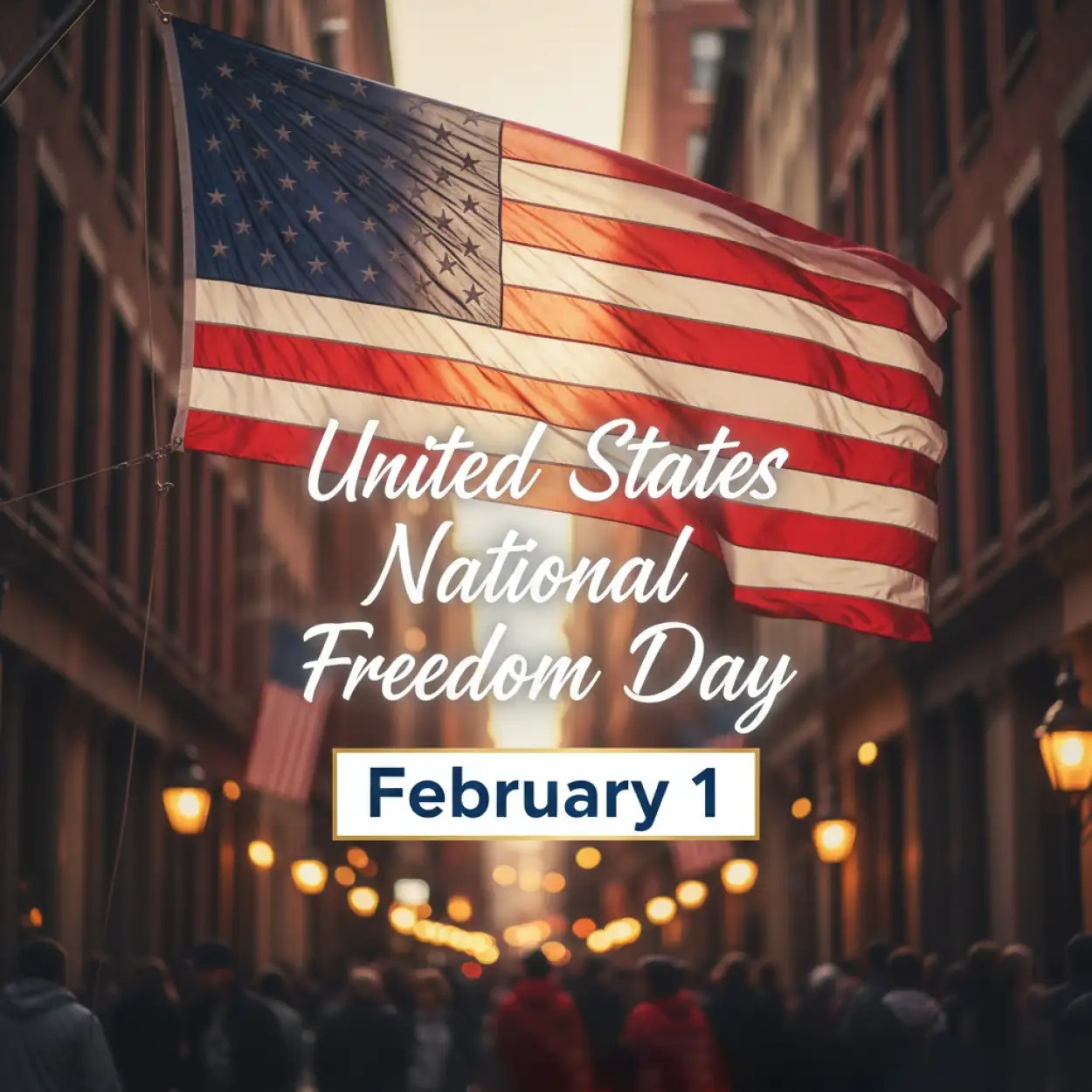 Free Download National Freedom Day Quote Poster - High Quality United States National Freedom Day Background