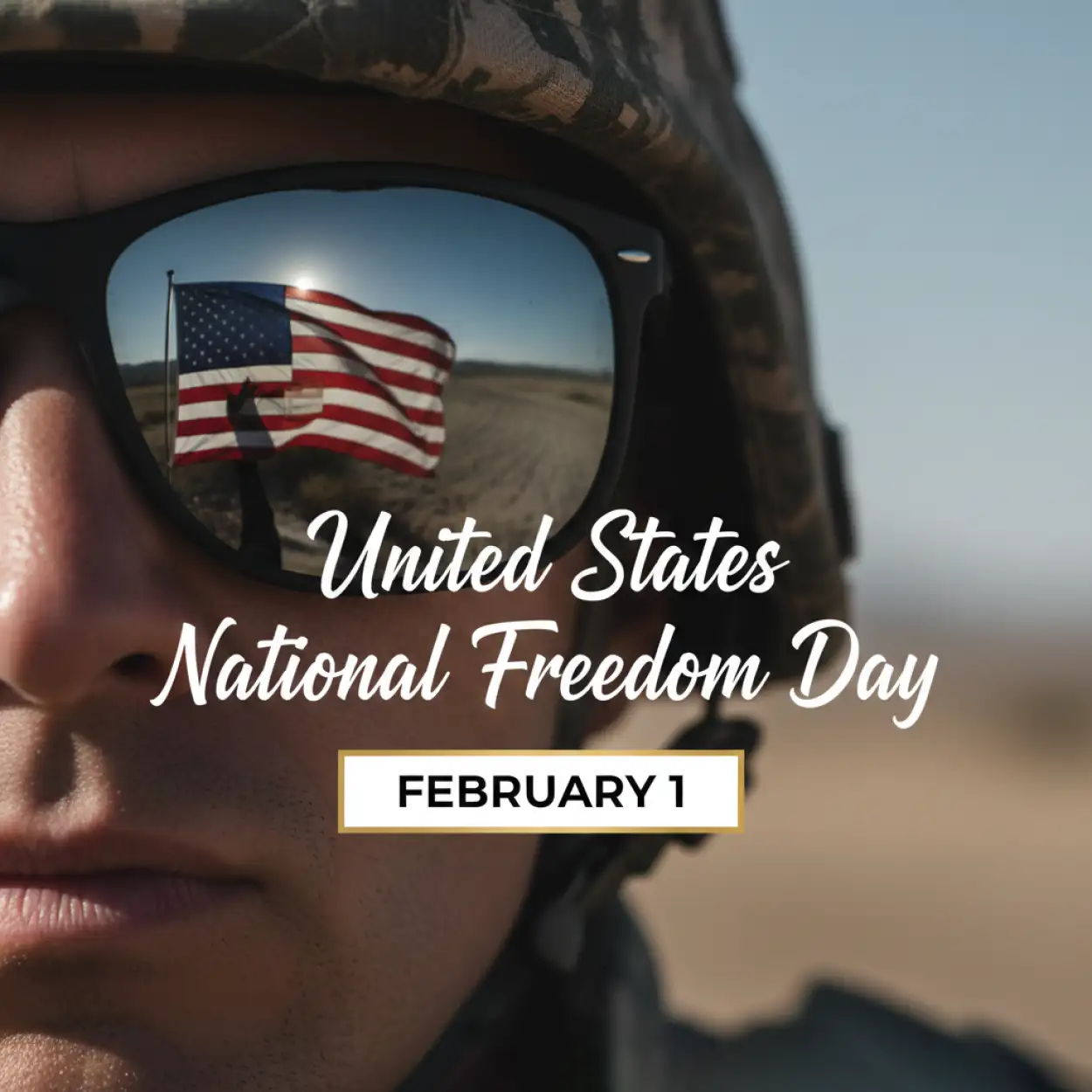 national freedom day social media banner
