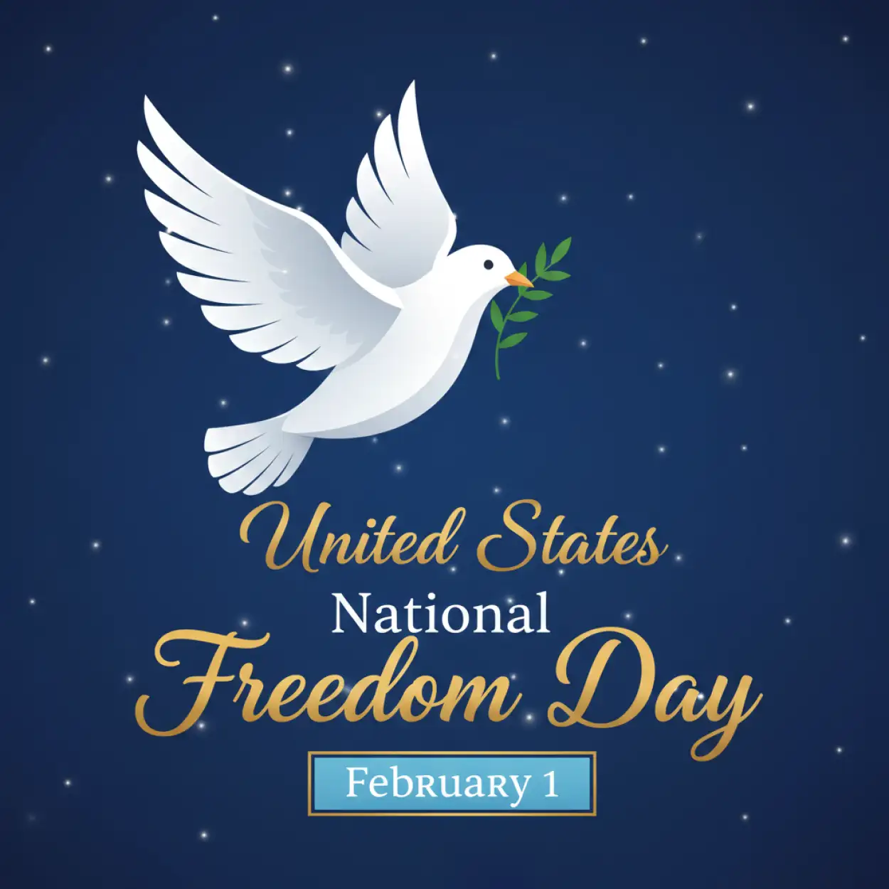national freedom day social media post