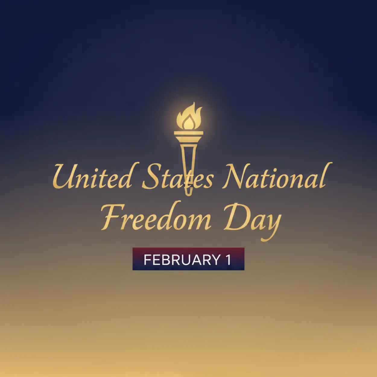 Free Download National Freedom Day Website Banner - High Quality United States National Freedom Day Background