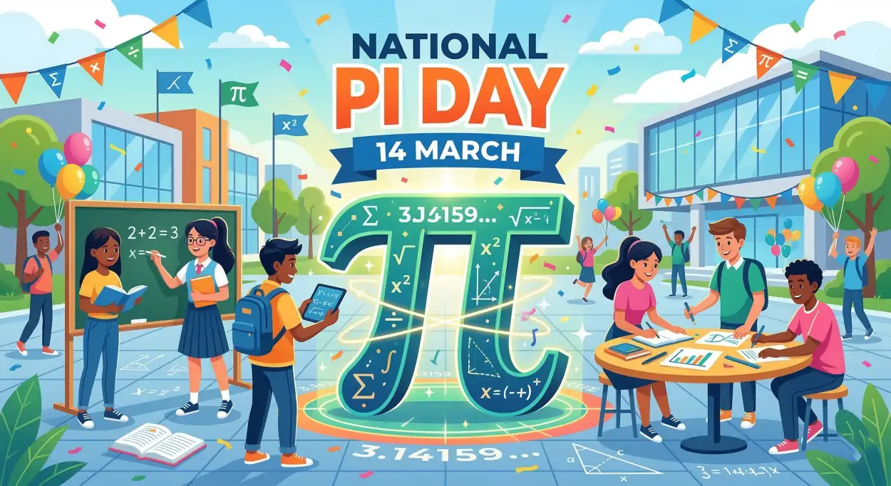 Free Download National Pi Day Education Celebration Poster - High Quality National Pi Day Image