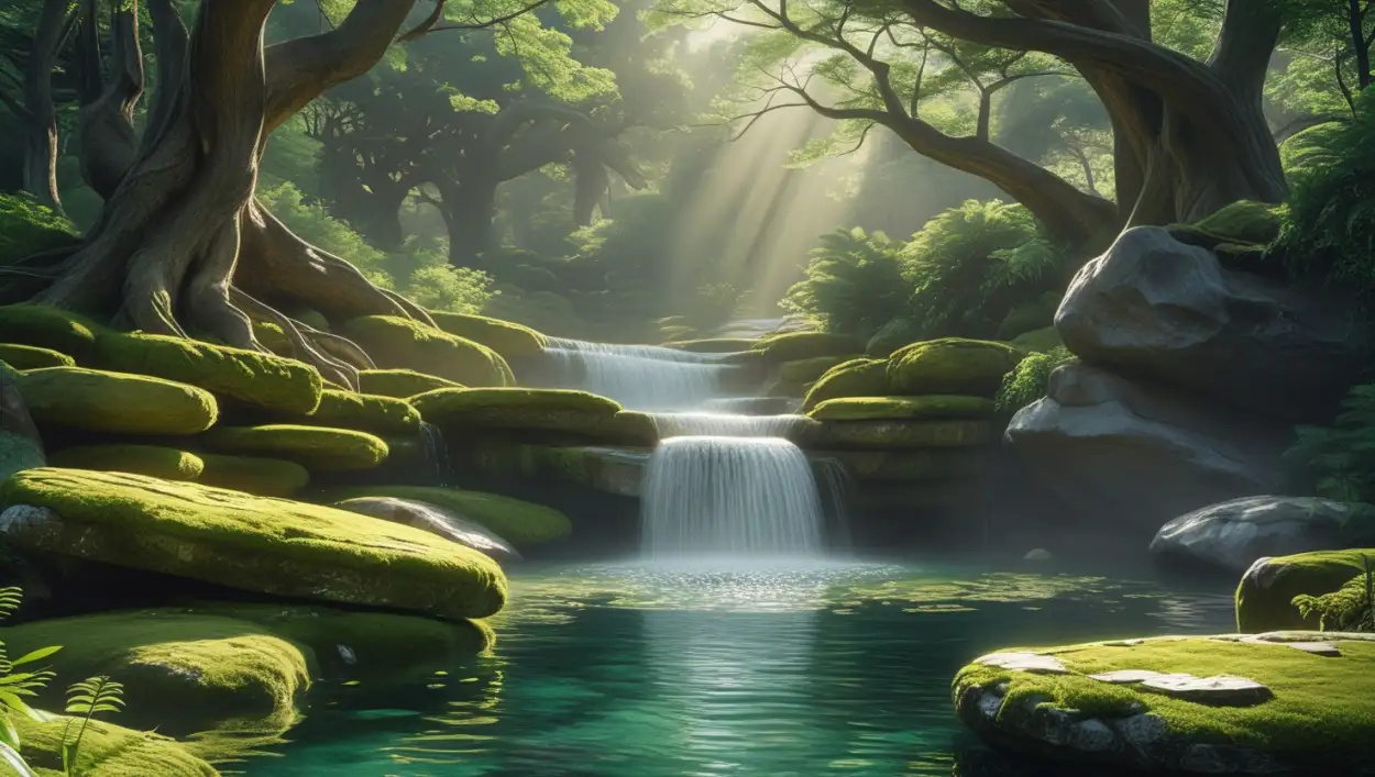 Free Download Natural Waterfall Background For Editing - High Quality Waterfall Background Background