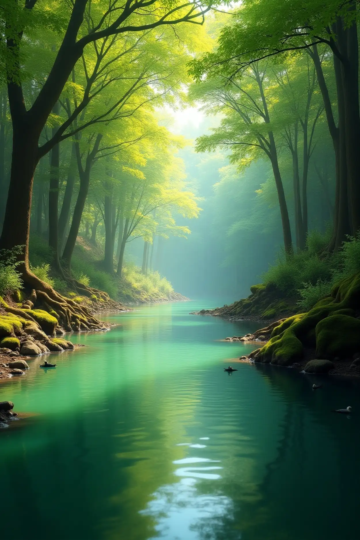 Nature background for Photoshop editing