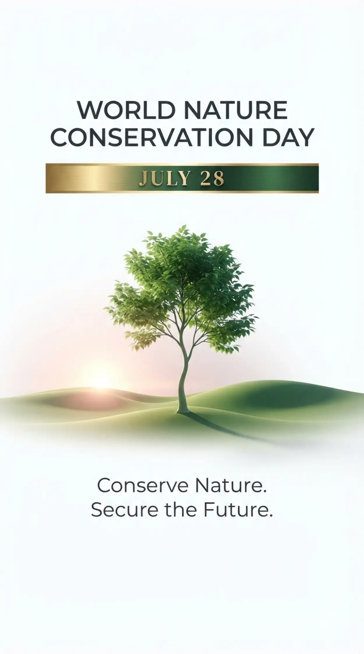 Free Download Nature Conservation Certificate Template - High Quality World Nature Conservation Day 2026 Image