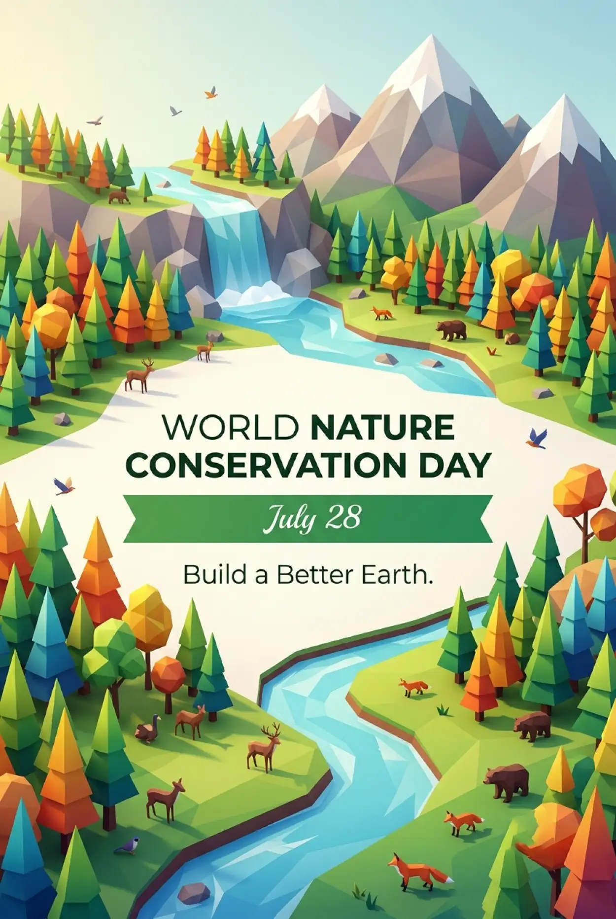 Free Download Nature Conservation Infographic - High Quality World Nature Conservation Day 2026 Image