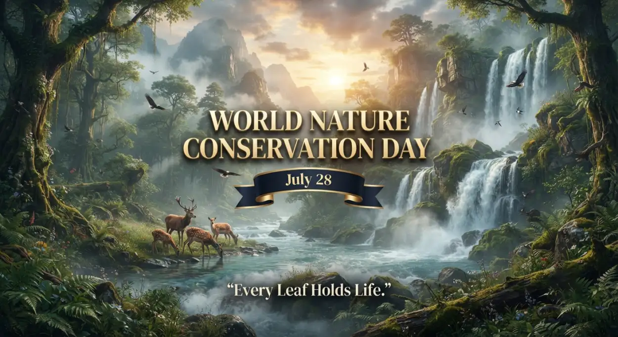 Free Download Nature Conservation Presentation Background - High Quality World Nature Conservation Day 2026 Background Image