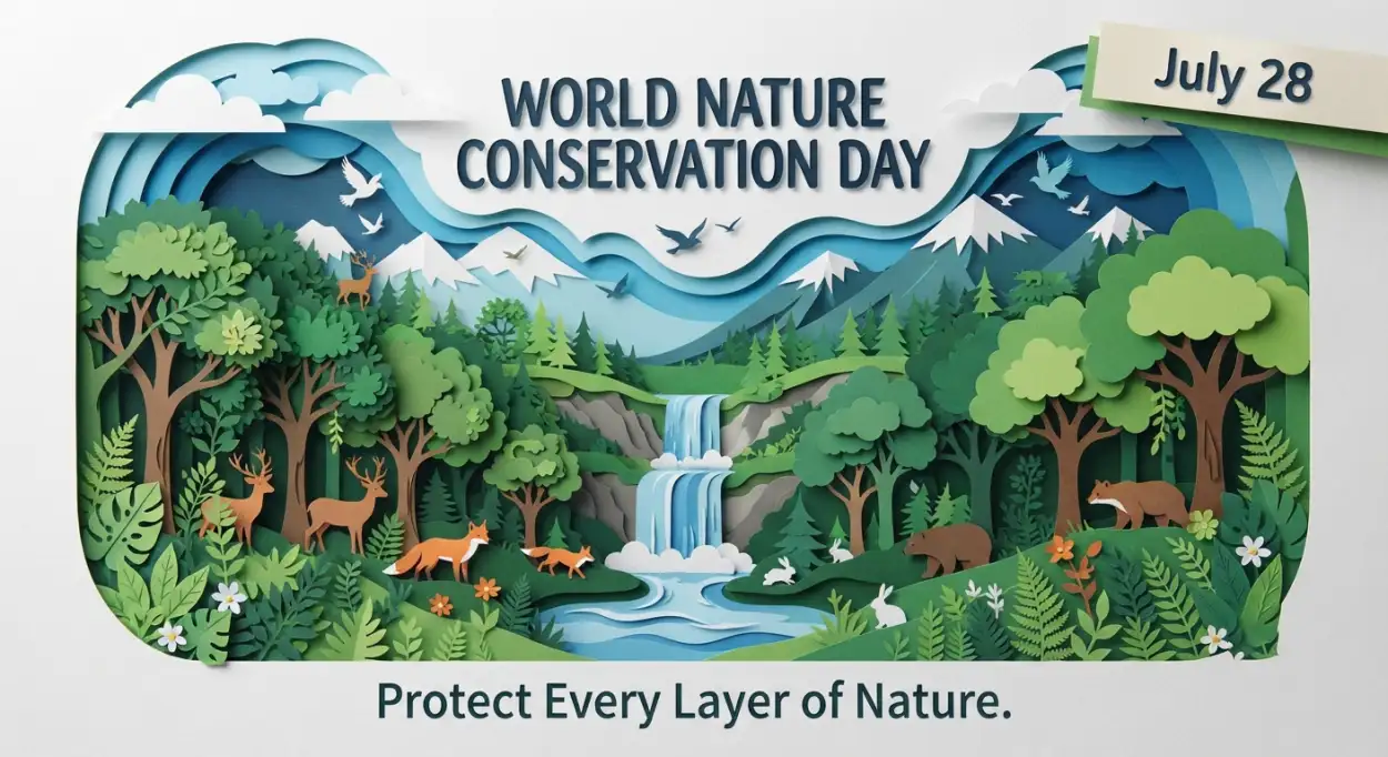 Free Download Nature Conservation Speech Background - High Quality World Nature Conservation Day 2026 Background Image