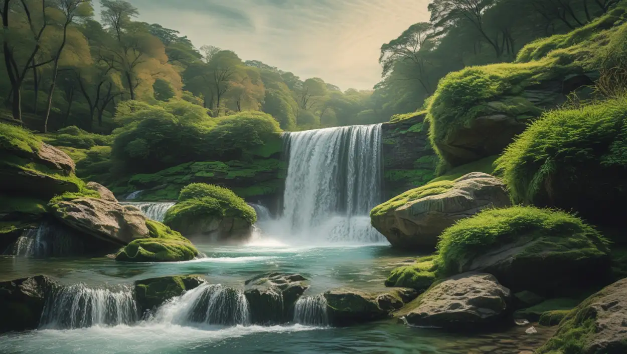 Free Download Nature Waterfall Background For Flyers - High Quality Waterfall Background Background