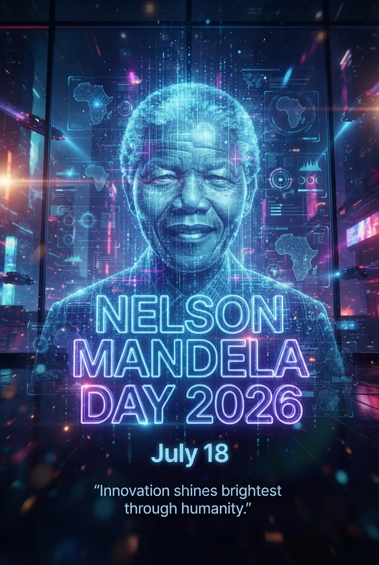 Free Download Nelson Mandela Ai Generated Poster 2026 - High Quality Nelson Mandela Poster 2026 Image