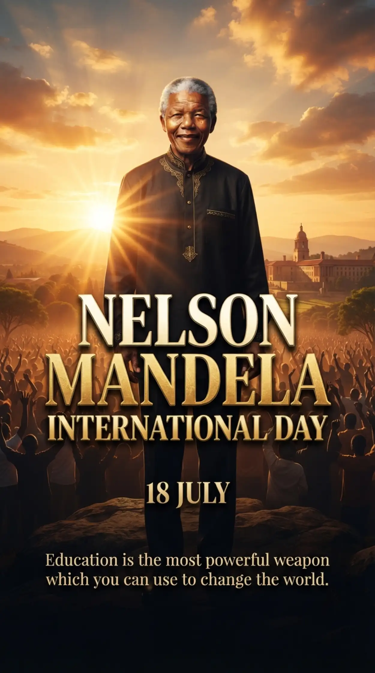 Free Download Nelson Mandela Day Digital Poster Download - High Quality Nelson Mandela International Day 2026 Image