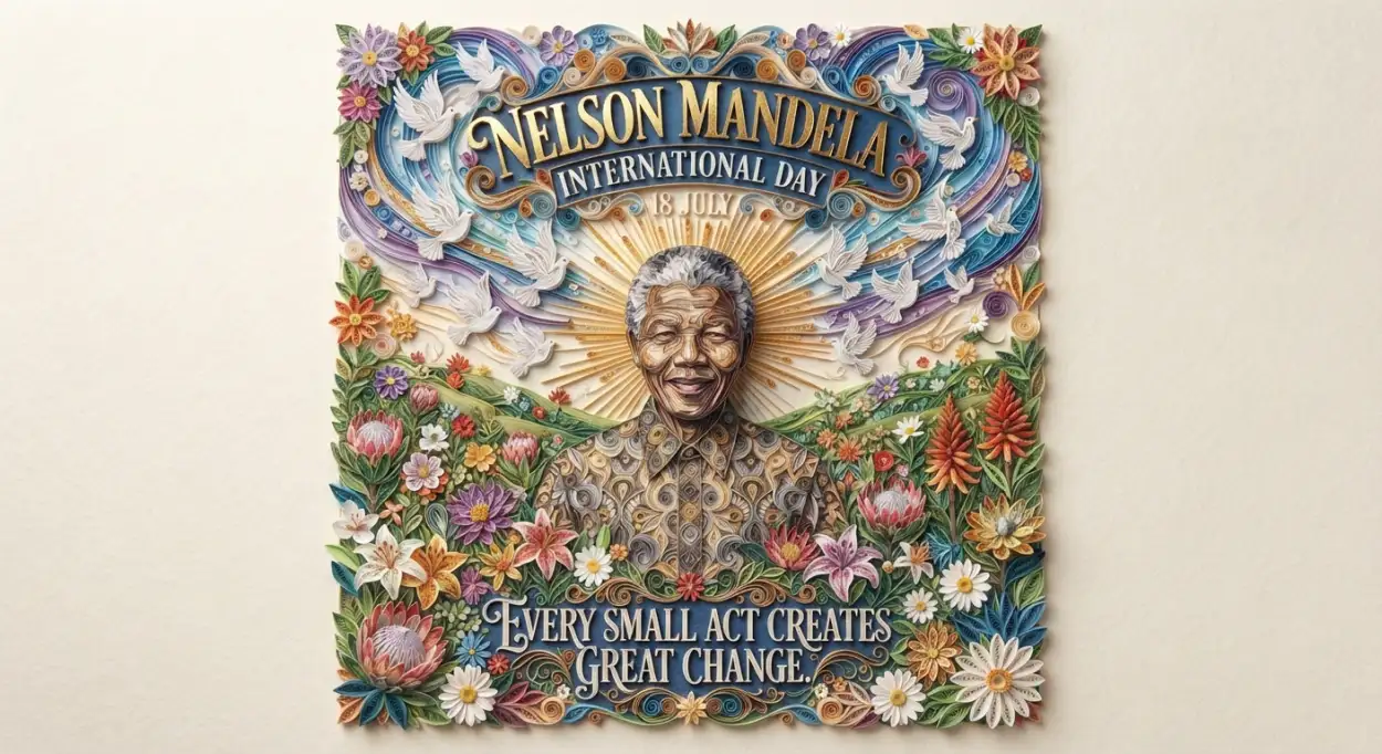 Free Download Nelson Mandela Day Freedom Inspiration Banner - High Quality Nelson Mandela International Day 2026 Image