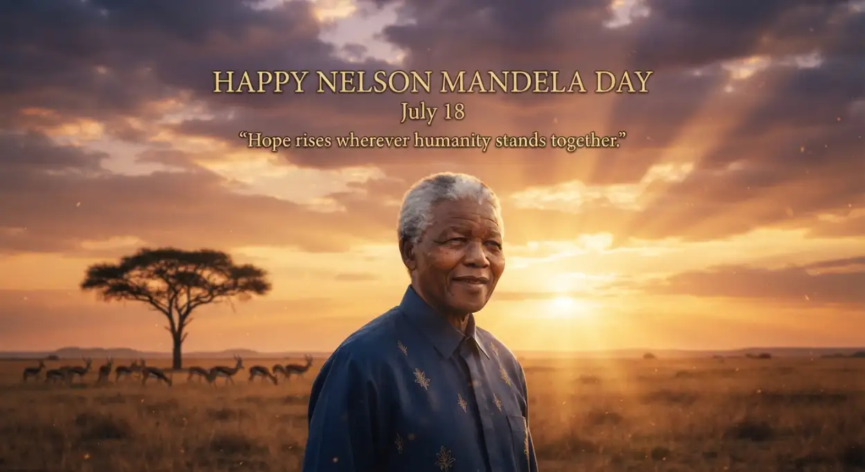 Free Download Nelson Mandela Day Greeting Messages - High Quality Nelson Mandela Day Wishes Image
