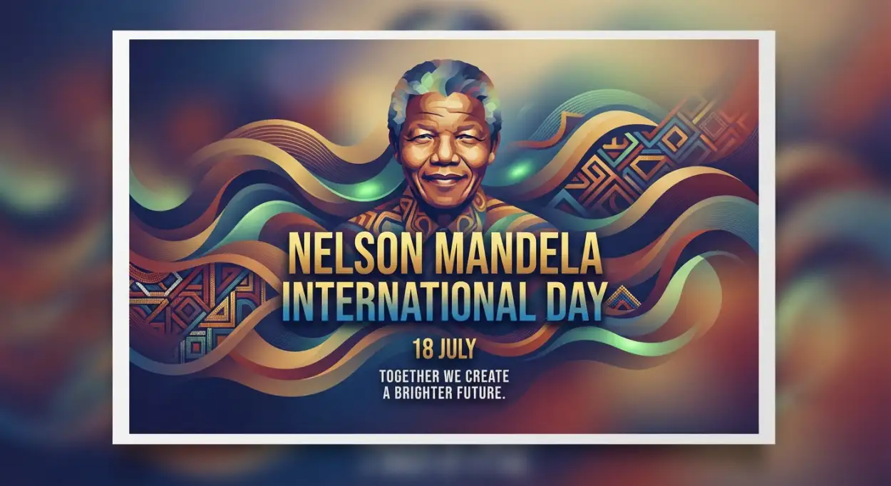 Free Download Nelson Mandela Day Premium Social Media Template - High Quality Nelson Mandela International Day 2026 Image