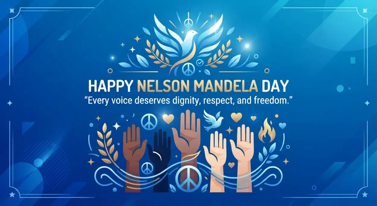 Free Download Nelson Mandela Day Wishes Email Banner - High Quality Nelson Mandela Day Wishes Image