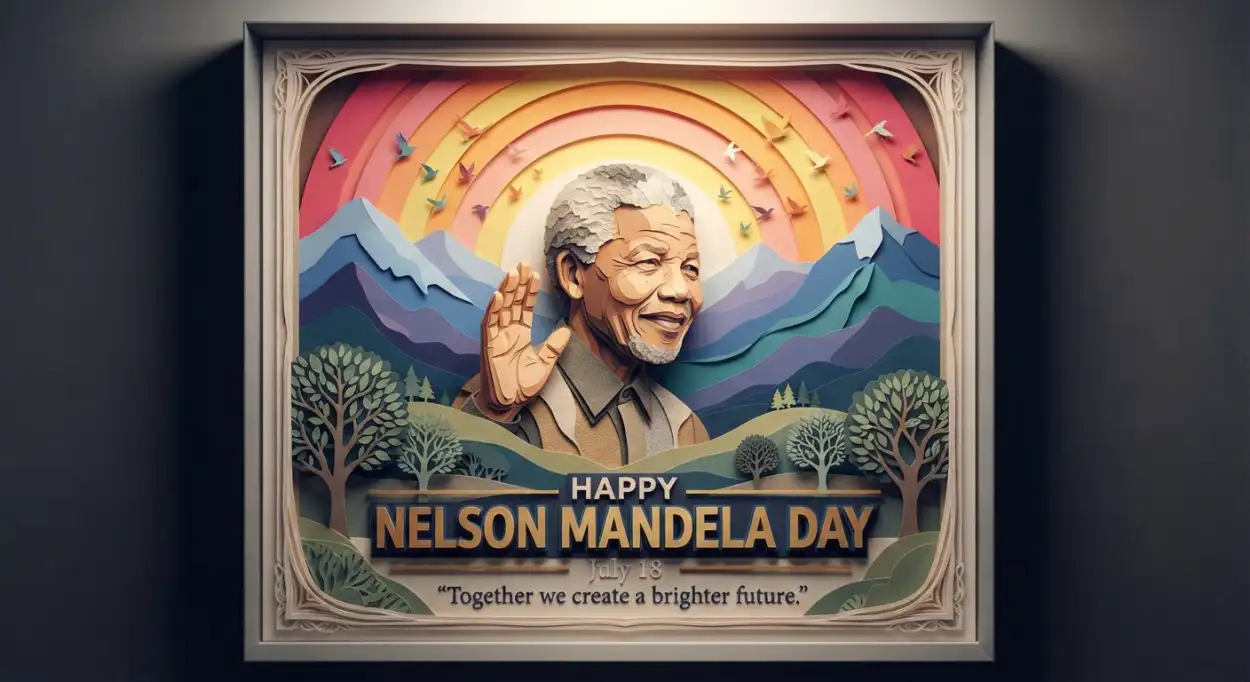Free Download Nelson Mandela Day Wishes Poster - High Quality Nelson Mandela Day Wishes Image