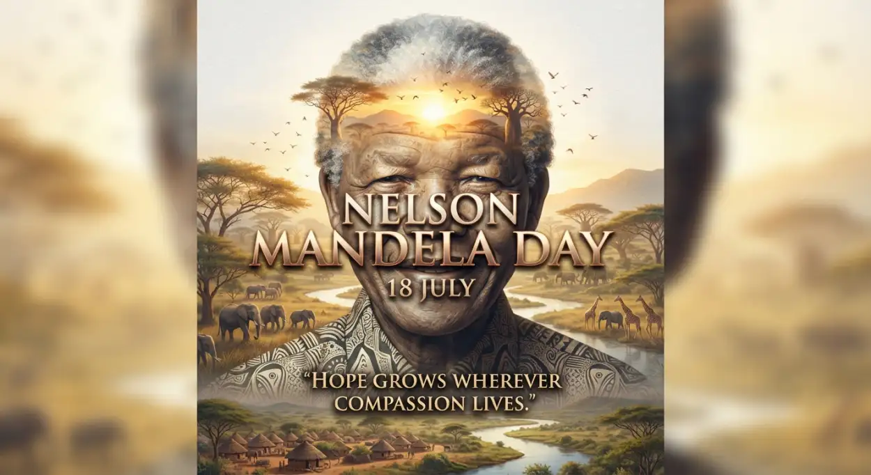 Free Download Nelson Mandela Digital Art Poster 2026 - High Quality Nelson Mandela Poster 2026 Image