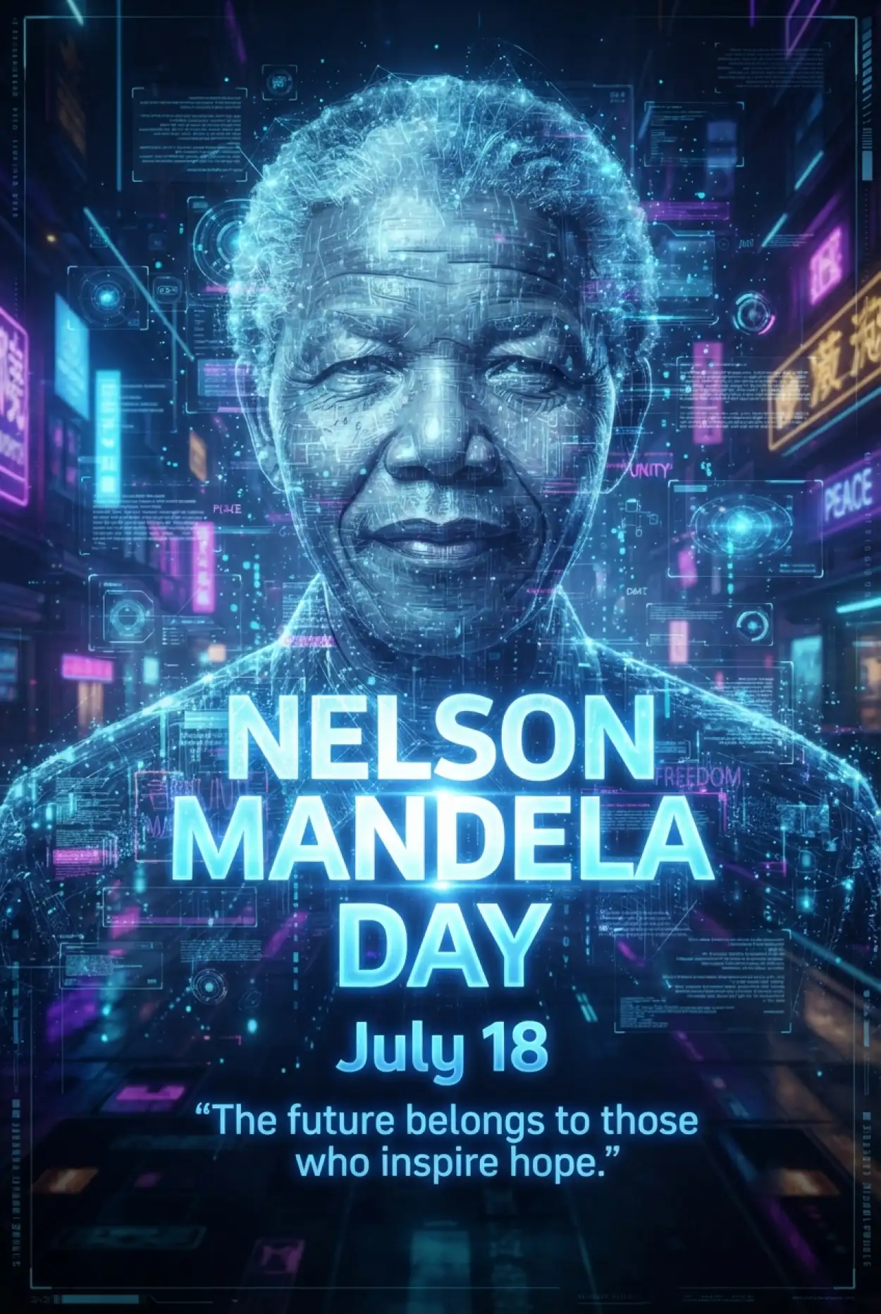 Free Download Nelson Mandela Instagram Poster 2026 - High Quality Nelson Mandela Poster 2026 Image