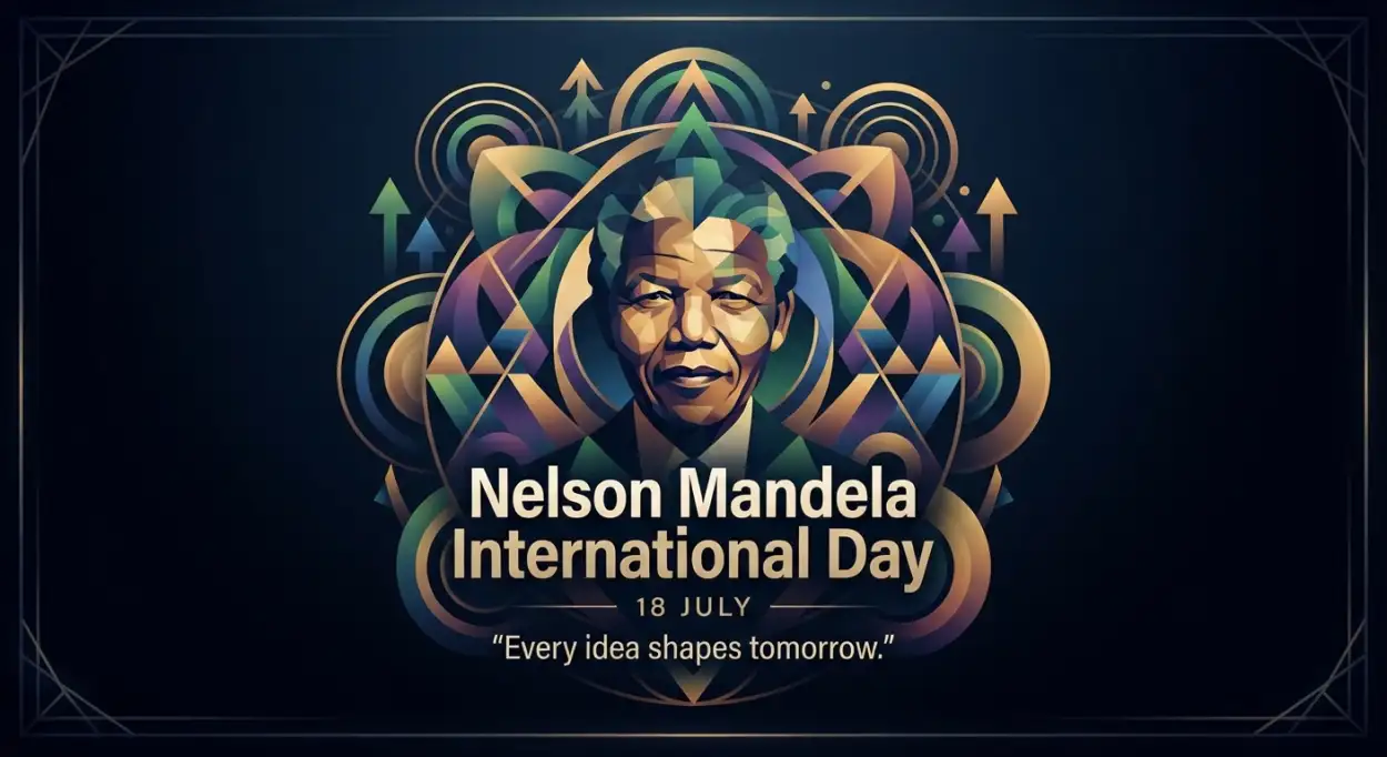 Free Download Nelson Mandela International Day Editable Banner Template - High Quality Nelson Mandela International Day 2026 Image