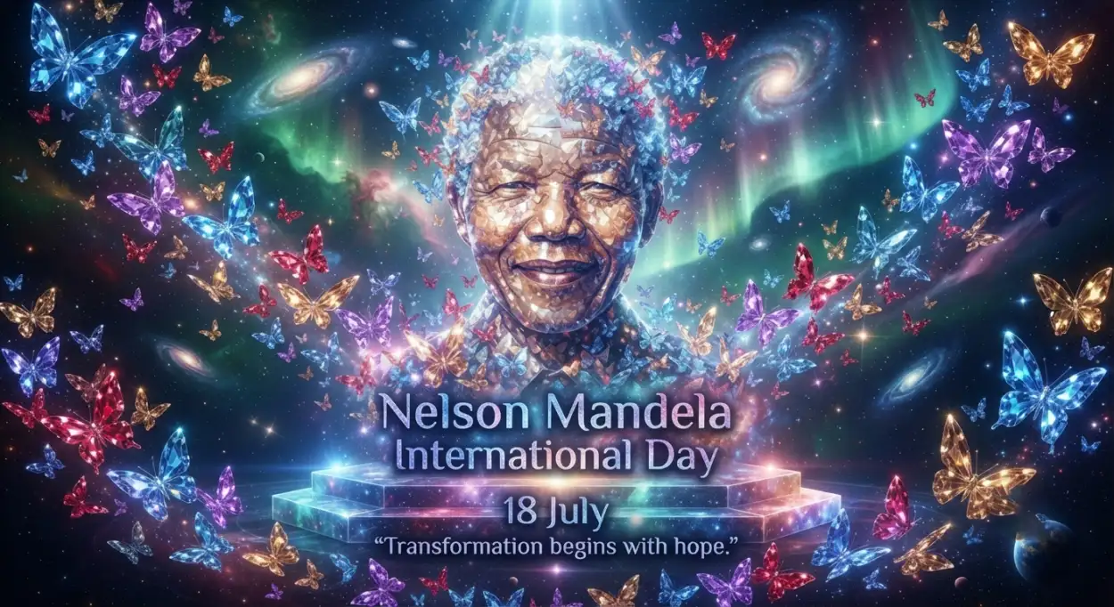 Free Download Nelson Mandela International Day Hope Poster - High Quality Nelson Mandela International Day 2026 Image
