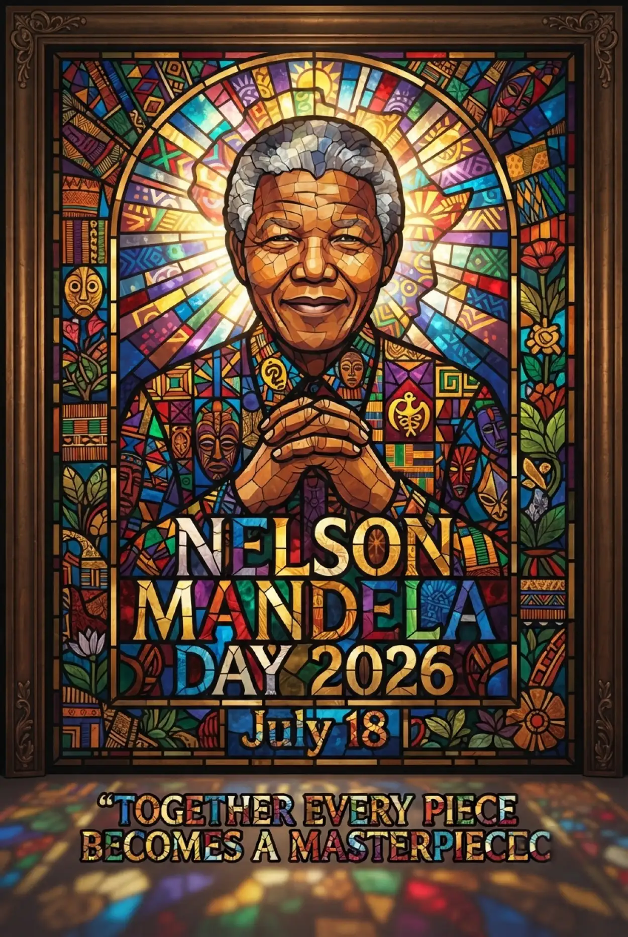 Free Download Nelson Mandela Tribute Poster 2026 - High Quality Nelson Mandela Poster 2026 Image
