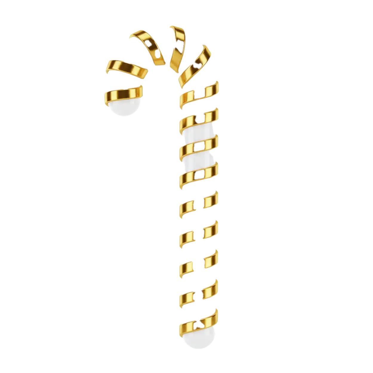 neon candy cane png glowing red stripes