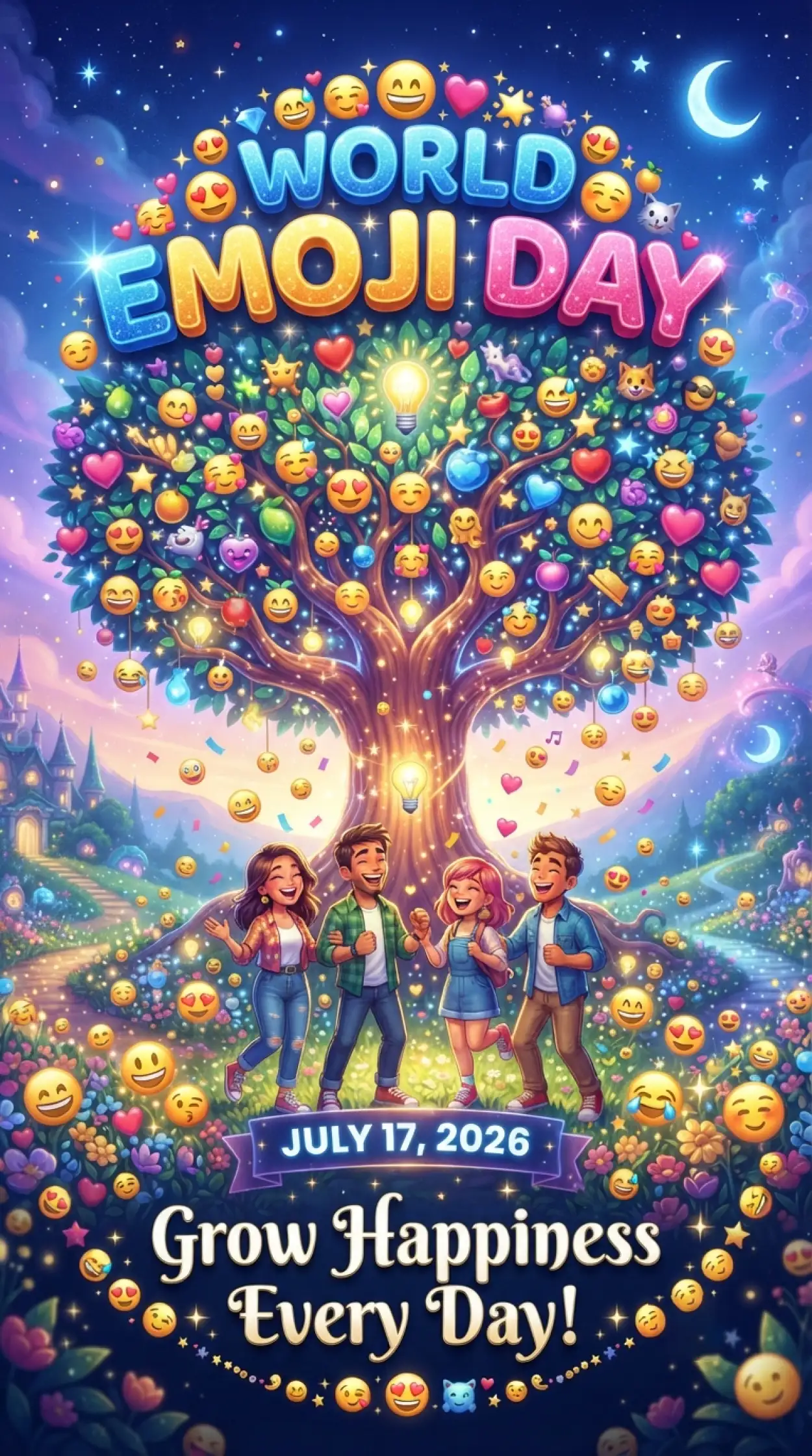Free Download New Emojis 2026 - High Quality World Emoji Day 2026 Image