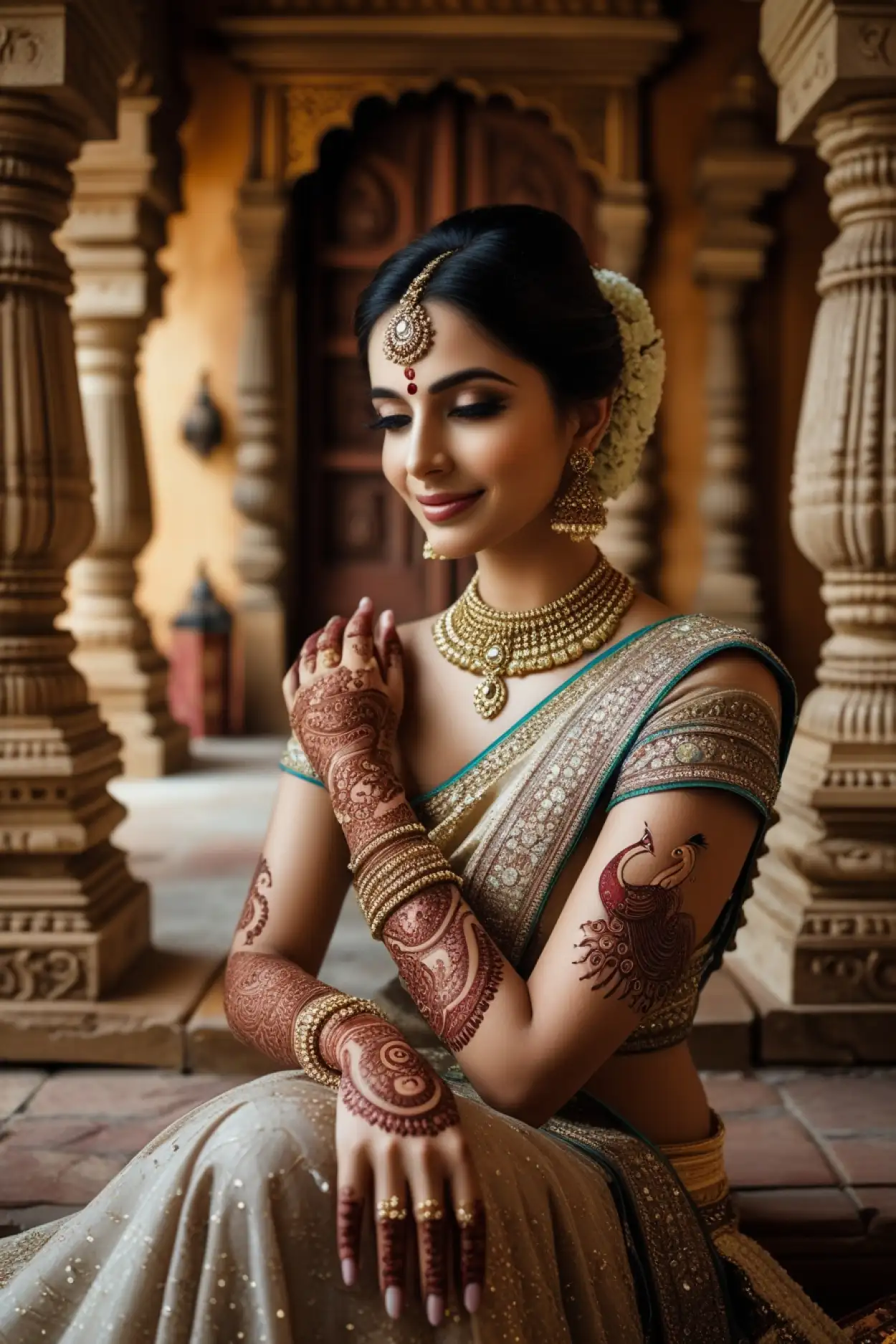 new mehndi design for sawan festival
