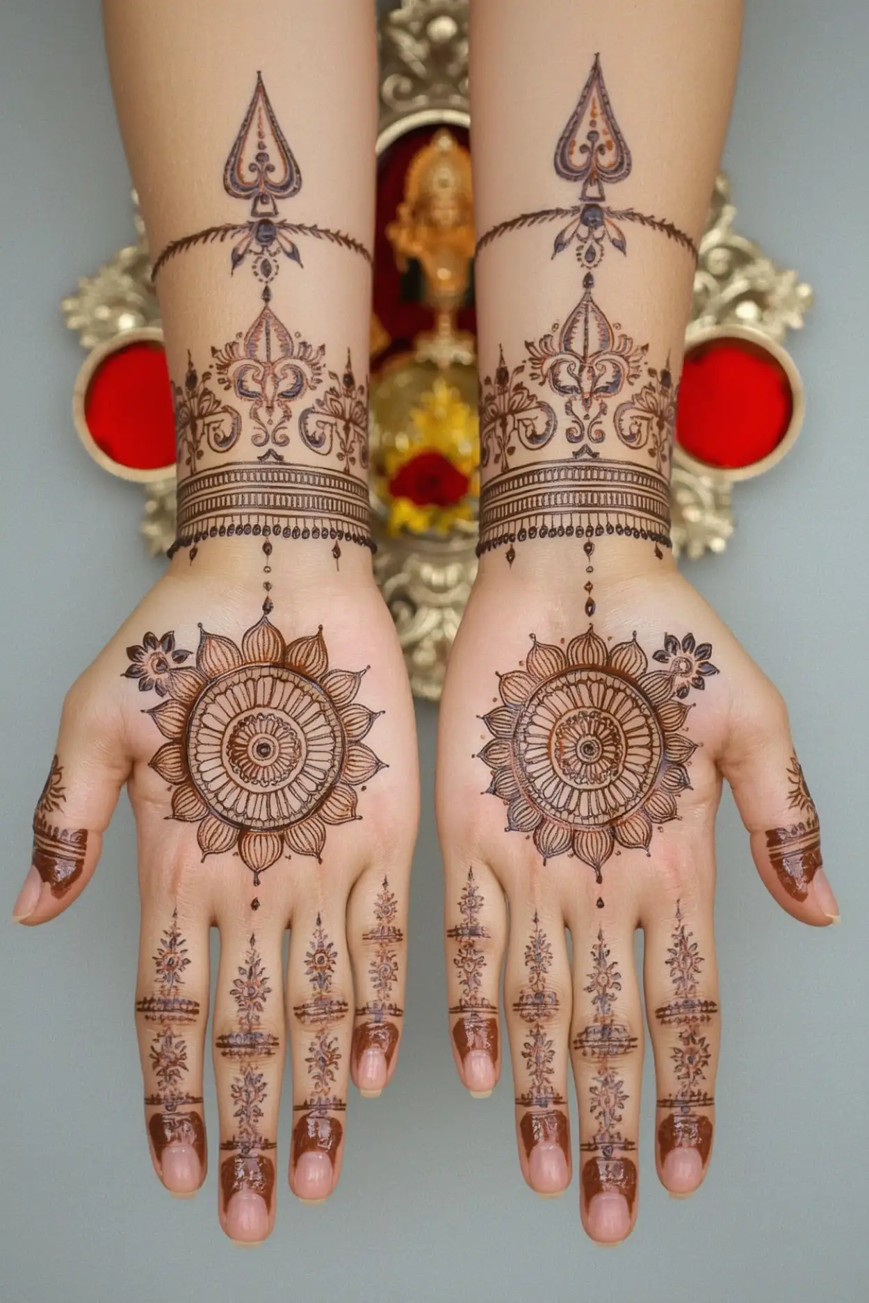 new trending mehndi design for sawan
