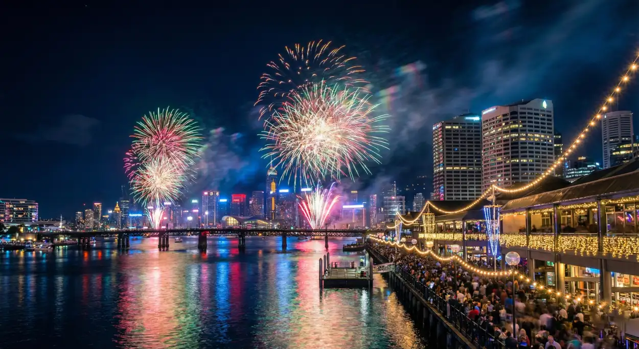 new year 2026 background with glowing text