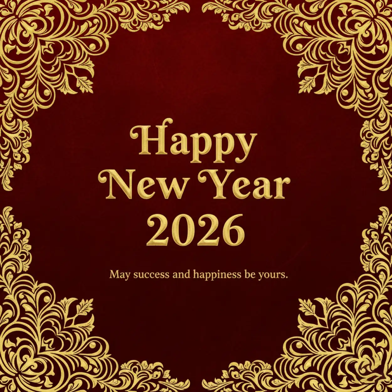 new year 2026 greeting card background hd