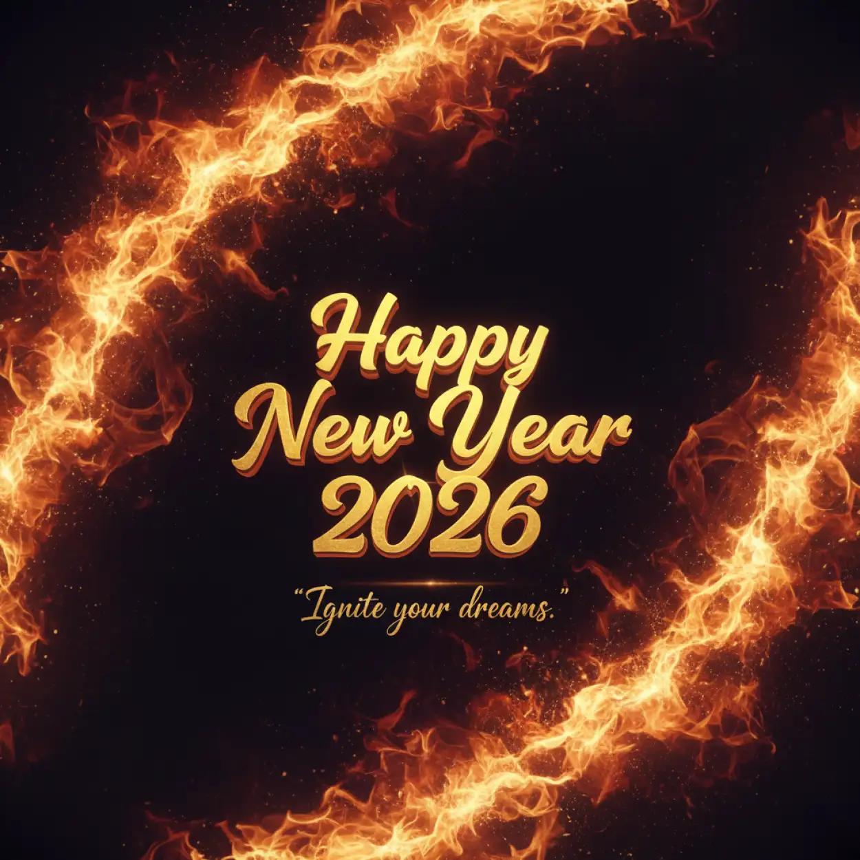 new year 2026 greeting card elegant style
