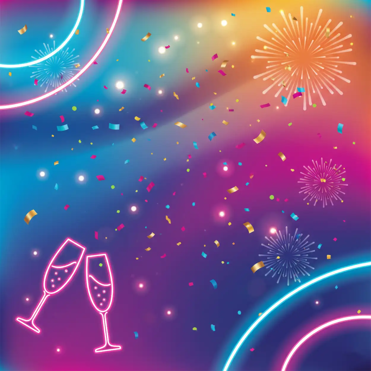 new year 2026 party background hd