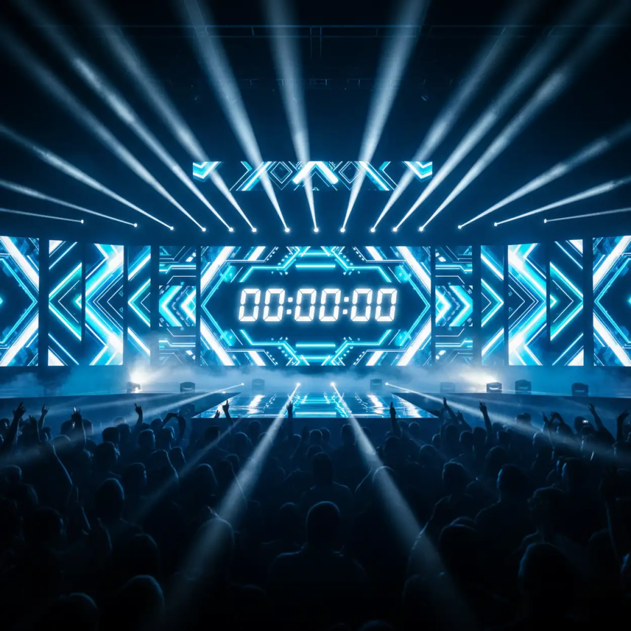 new year countdown background 8k