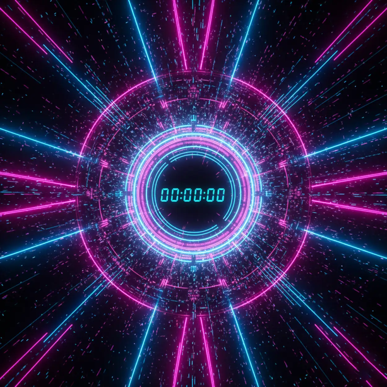 new year countdown background with balloons