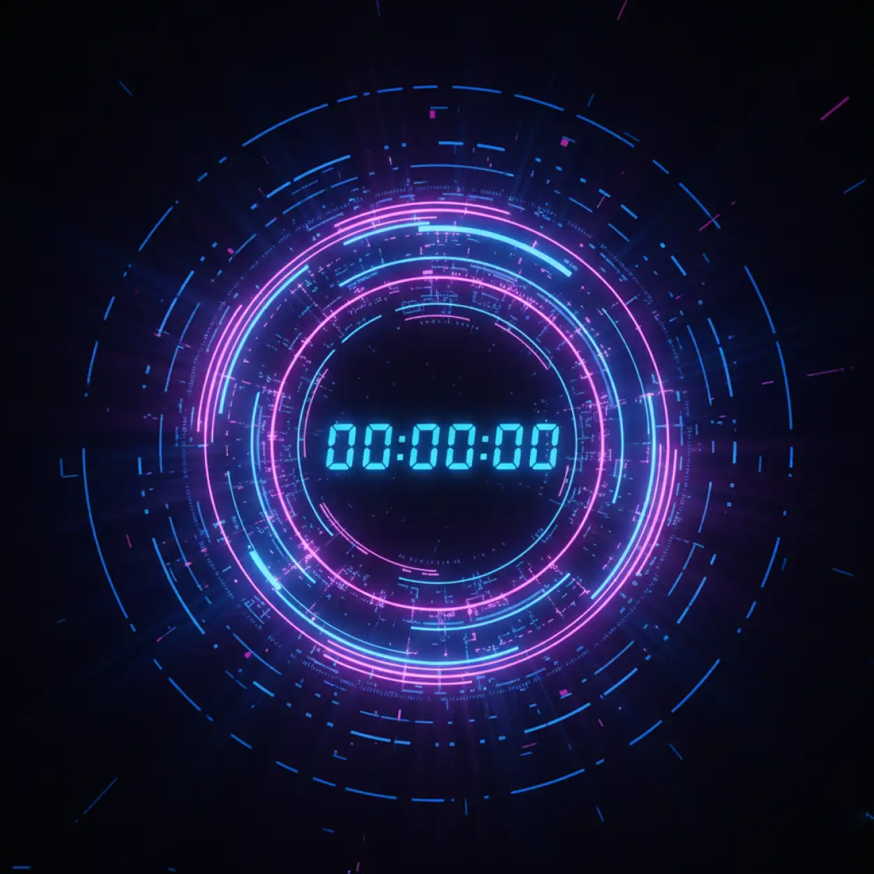 new year countdown background with numbers