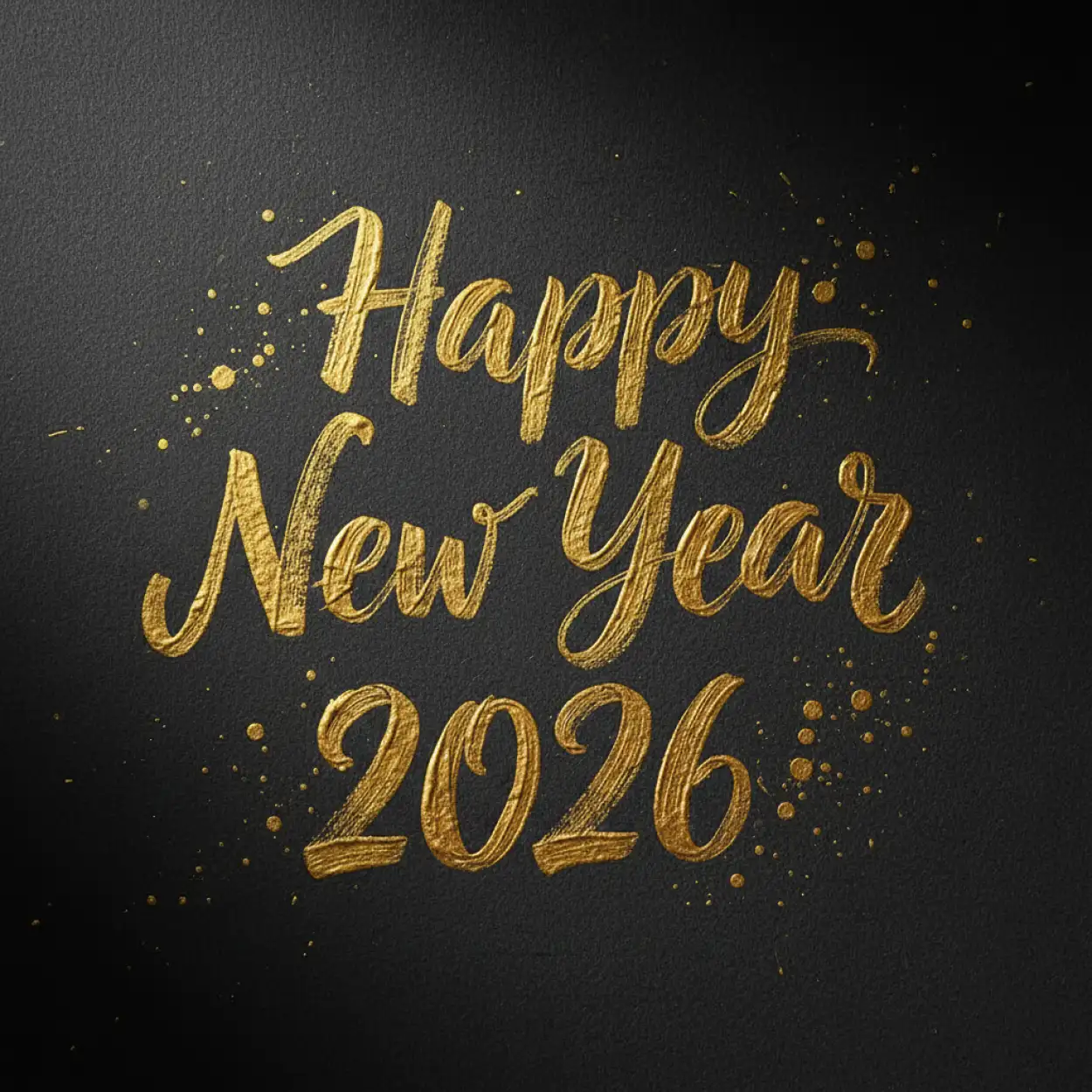 new year greeting card creative artwork 2026