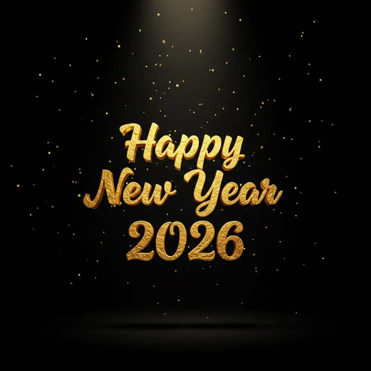 new year greeting card for family 2026