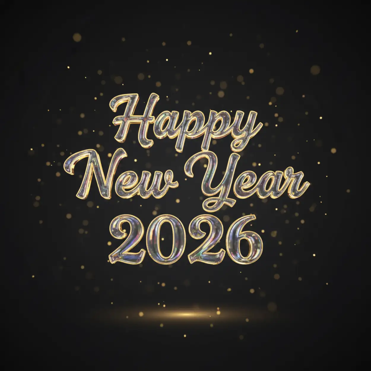 new year greeting card for website 2026