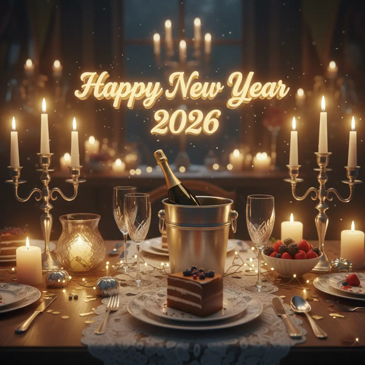 new year greeting card with message 2026