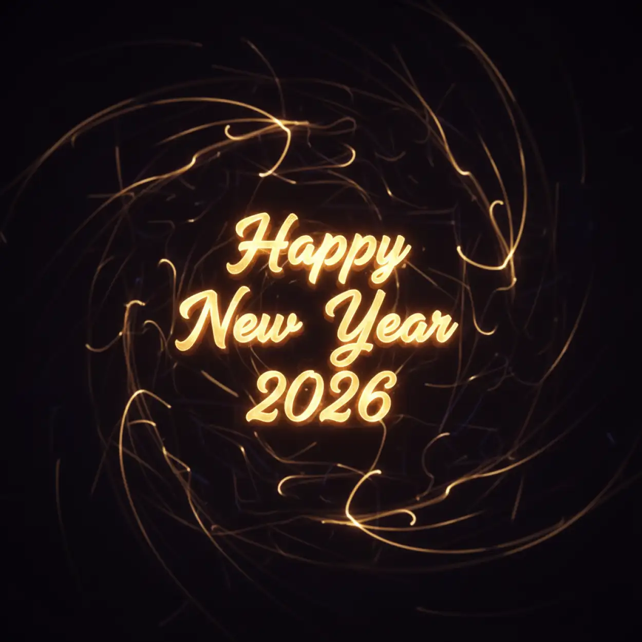 Free Download New Year Greeting Card With Wishes 2026 - High Quality New Year Greeting Card Background