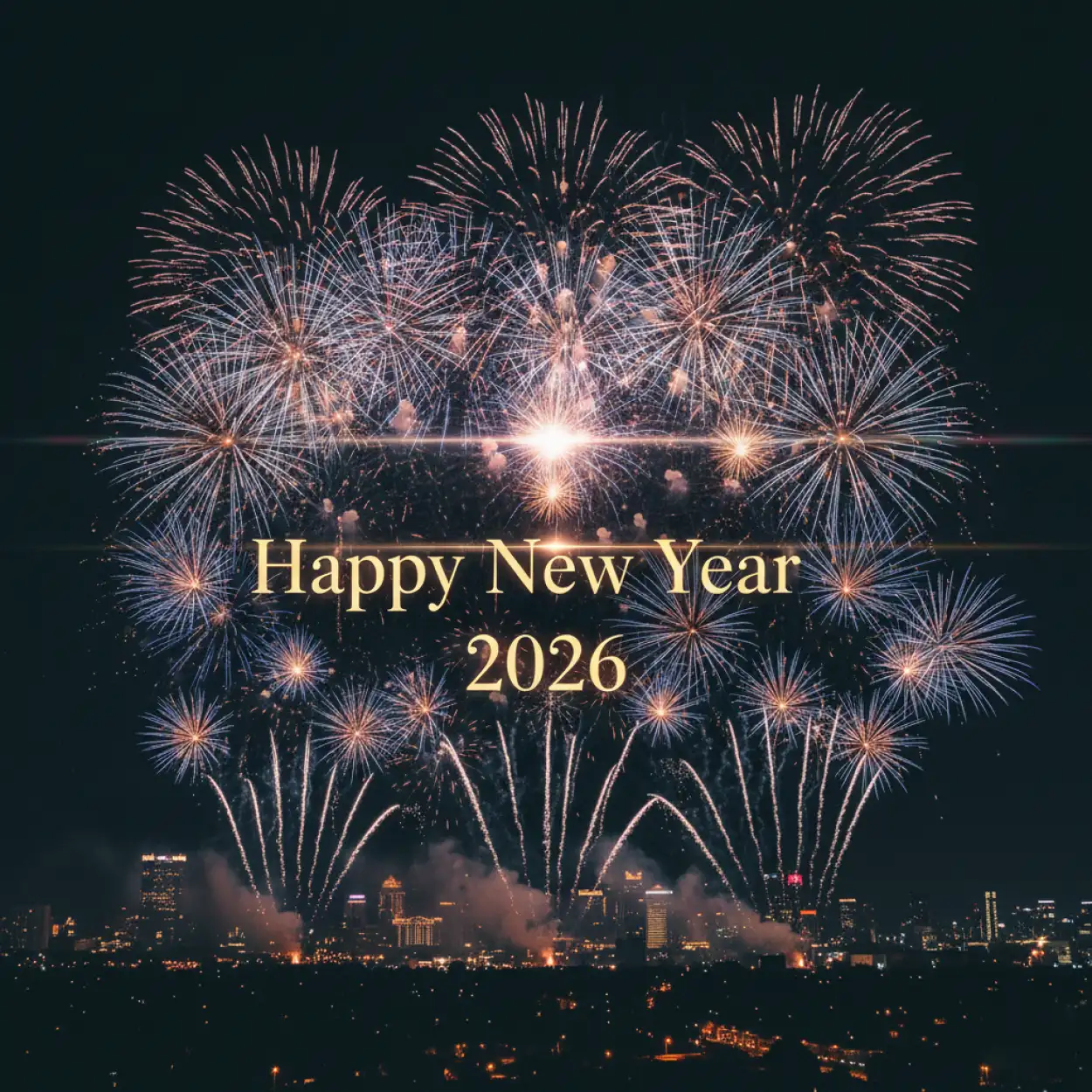 new year instagram post design flat style