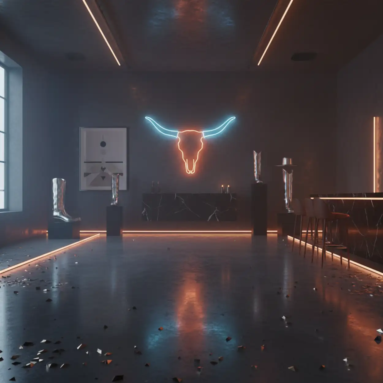 new year party background cinematic look