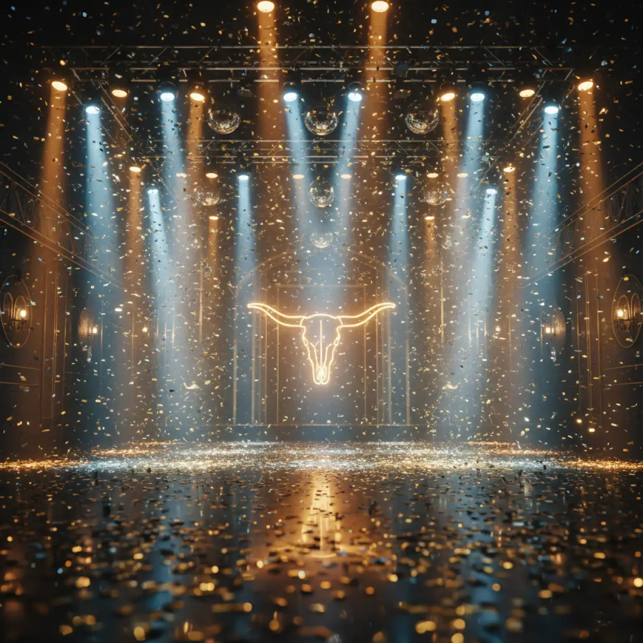 new year party background for web story 9:16