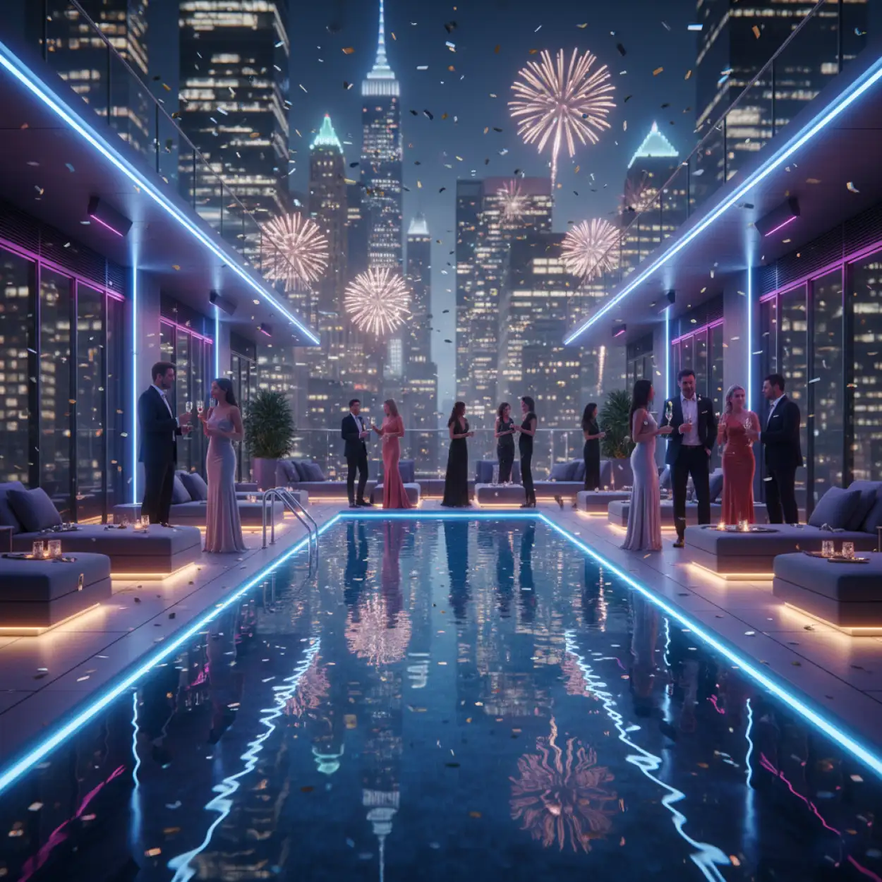 new year party background hd cinematic look